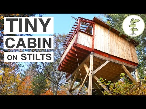Beautiful Treehouse-Style Cabins on Stilts - Full Tour