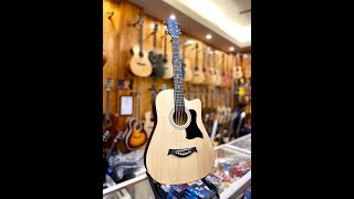 Video thumbnail for กีต้าร์โปร่ง Overspeed os38c ราคา 999 บาท ( เสียงดีเกินราคา ) by mugen guitar shop