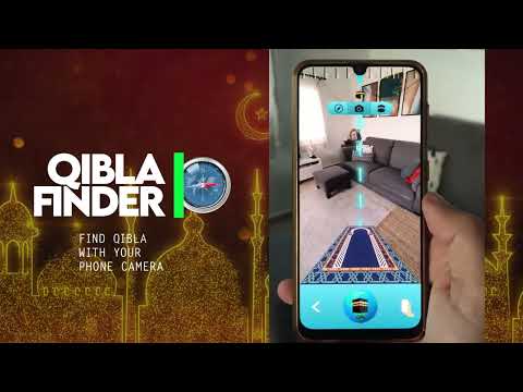 Duff Qibla Finder, Prayer Time Video