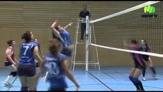 El femení del Víkings Vòlei Prat certifica l\'ascens