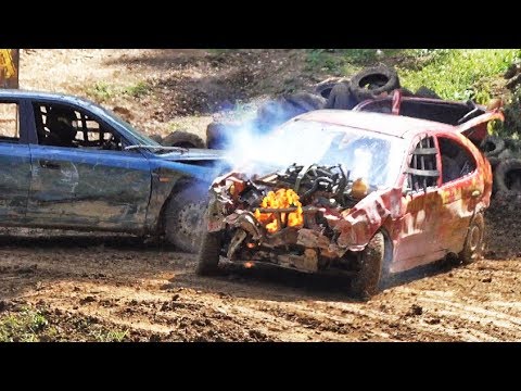 Fakar demolition race 2019 destruction derby - Mohelnice - Run 2