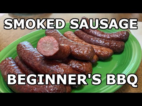 Smoked Sausage on OK Joe's Highland | Beginner's BBQ