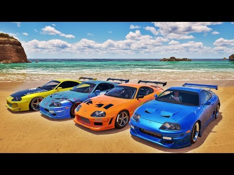 TOYOTA SUPRA GOLIATH - MAICOSOFT VS LEITE QUENTE VS ZOIOOGAMER VS BILU - FORZA HORIZON 3 ONLINE