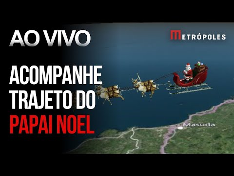 Papai Noel viajou o mundo no Natal; acompanhe trajeto