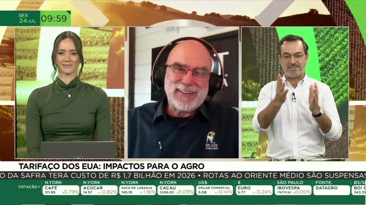 Tarifas dos EUA: Alcides Torres analisa impactos para o agro brasileiro