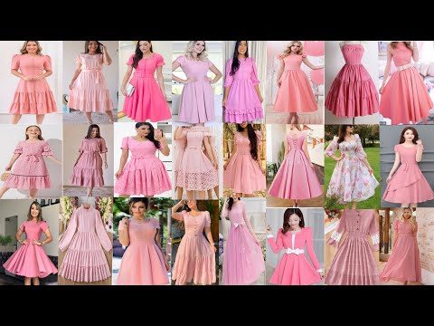A pink world for girls and womans| pink colour dresses...