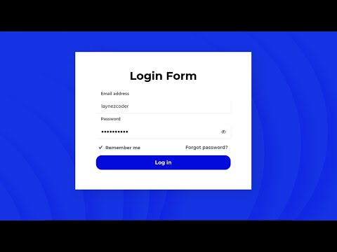 JavaFX - Login form - Pinterest inspiration