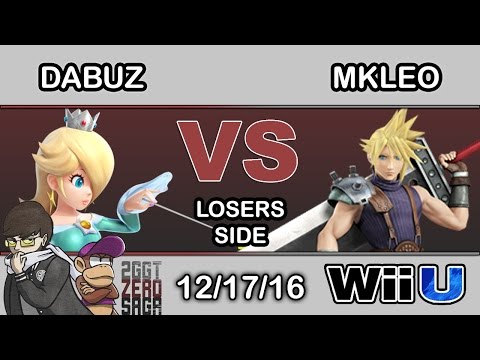 2GGT: ZeRo Saga - RNG | Dabuz (Rosalina) Vs. SF | MkLeo (Cloud) Losers Side - Smash Wii U