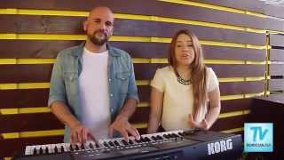 Aarón y Stefanía cantan para TVboricuaUSA