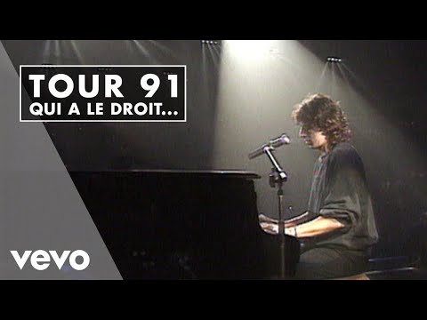 Youtube Qui A Le Droit Patrick Bruel - Qui a le droit... (Bruel Tour en France 1990-91)