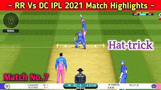 Rajasthan Royals Vs Delhi Capitals Match Highlights | IPL 2021 Match Highlights | Real Cricket 20