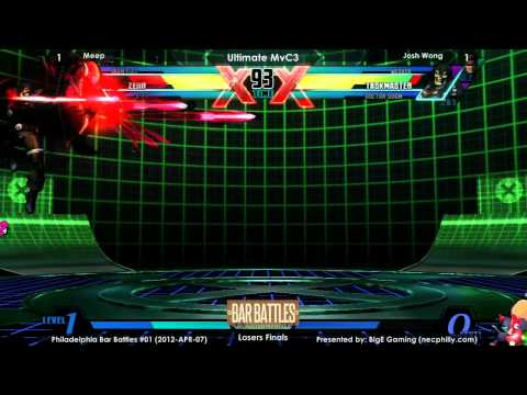 Bar Battles #01 - UMvC3 LF - Meep VS Josh Wong