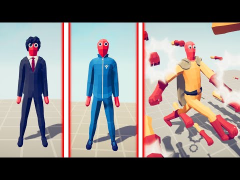 EVOLUTION OF SAITAMA ANIME | Totally Accurate Battle Simulator TABS