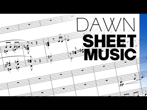 Cesare Picco - Dawn (sheet music)