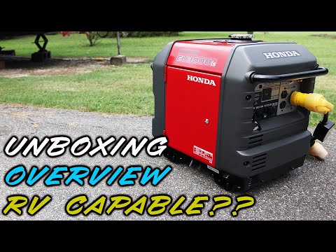 Honda EU3000is Generator Unboxing...Overview Explained and RV Capable