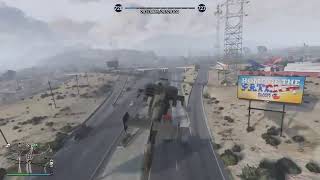 GTA5　ハンター低空飛行自滅するまで配信2