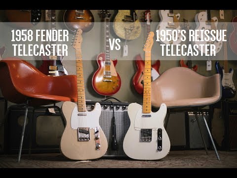 1958 Fender Telecaster vs 1950's Fender Telecaster Reissue