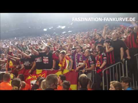 Vardar Skopje Fans bejubeln Champions League Gewinn im Handball