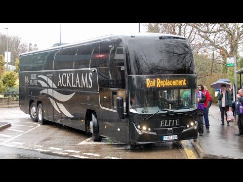 Hull City FC Coach: Acklams Coaches YX67USB Volvo B11RT/Plaxton Elite Interdeck