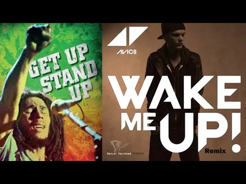 "Get Up, Wake Me Up" - Bob Marley vs Avicii (mashup visualiser)