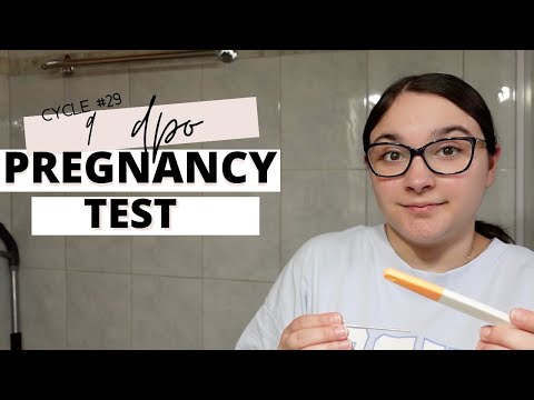 Live Pregnancy Test at 9 Dpo  || Feeling like I am getting sick || TTC Baby 3 Cycle 29