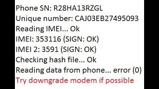 Samsung J7 Prime SM-G610F Unlock Error Network Lock Solved With modem Downgrade