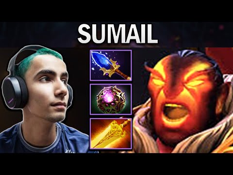 SUMAIL EMBER SPIRIT WITH RADIANCE & AGHANIMS - DOTA 2 7.27 GAMEPLAY