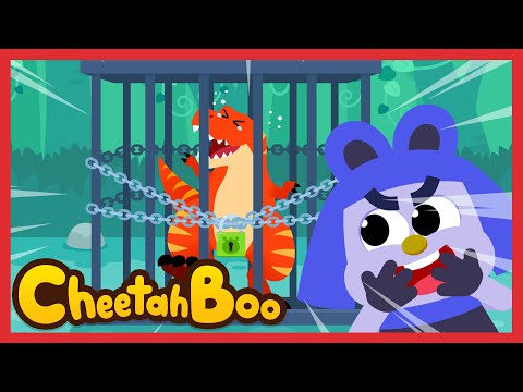 [🎉NEW] Help, I fell into a trap! 😣 | Dinosaurs for kids | Nursery rhymes | Kids song | #Cheetahboo