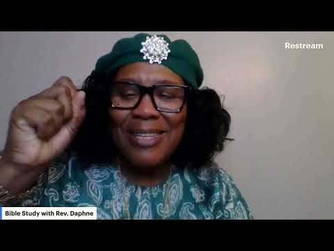 Bible study with Rev. Saphne - 22 Oct 2024