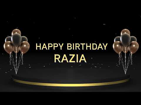 Wish you a very Happy Birthday Razia