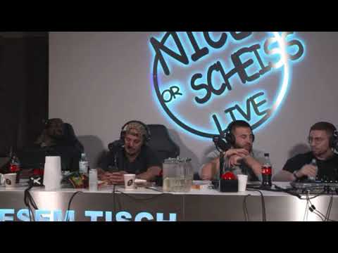 Manuellsen am ausrasten bei nice or scheiss mit Alpa Gun und Mert