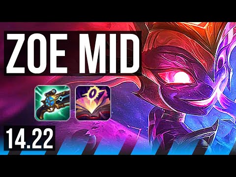ZOE vs NEEKO (MID) | 81% winrate, 4/1/5 | KR Master | 14.22