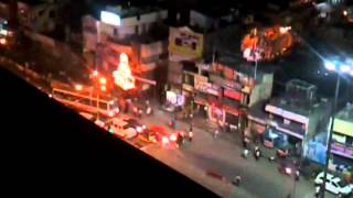 preview picture of video 'Aerial View of Chennai City - Night Time'