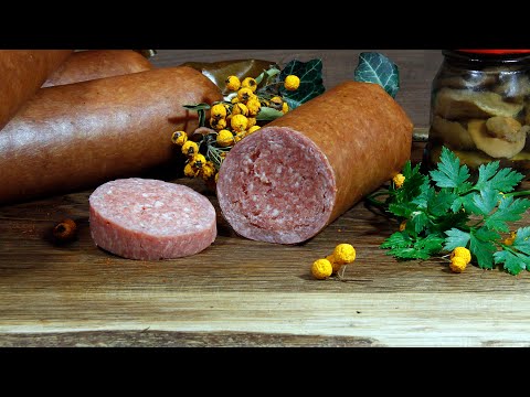 cold-smoked pork and beef metka