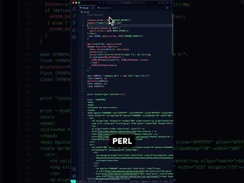 First web app I EVER made in 1998 when I was really young #perl #programming