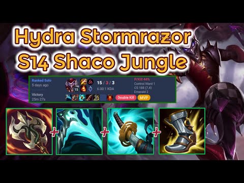 Stormrazor Hydra S14 Shaco - Emerald Ranked [League of Legends] Full Gameplay - Infernal Shaco