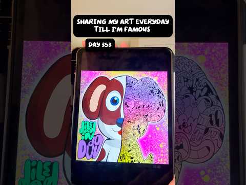 Day 353 of Sharing My Art Everyday Till I’m Famous! #shorts
