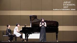 NEUSTIMMEN 2017 Audition in YOKOSUKA　final round goers Pijarin Wiriyasakdakul (soprano)