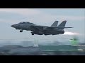 F 14 TOMCAT Full Afterburner Take Off 1996 Long