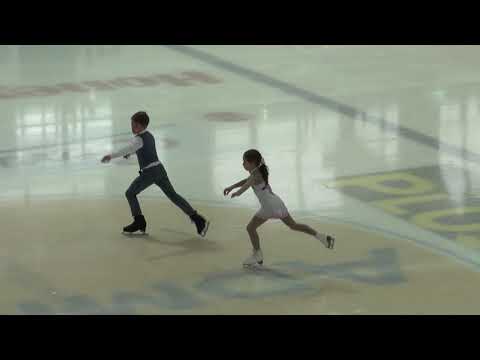 Paarlauf Daniel Ruis Anna Ruis Lentia Cup 2019 Linz Basic Novice Pairs