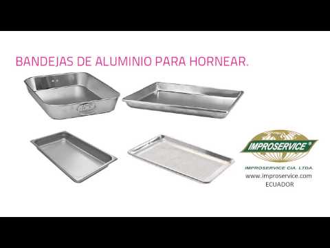 ~Bandejas de aluminio para hornear - ECUADOR
