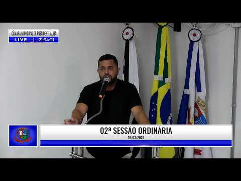 TV CÂMARA PRESIDENTE ALVES - 02ª SESSÃO ORDINÁRIA