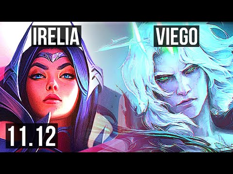 IRELIA vs VIEGO (MID) | 8 solo kills, Legendary, 1100+ games, 19/3/4 | EUW Diamond | v11.12