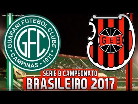 Guarani 2 x 0 Brasil de Pelotas (12/05/2017) Campeonato Brasileiro Série B 2017 1° Rodada [PES 2017]