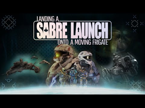 Halo: Reach Trick/Glitch - Sabre Launch to a moving Frigate