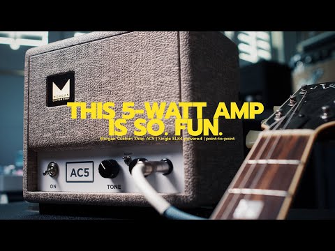 Morgan Amplification AC5 - Little Box Exclusive Megaman Blue image 6