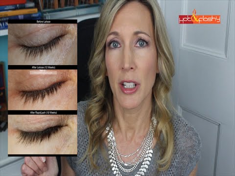 Grow Longer Lashes! RapidLash Review | Latisse Comparison Video