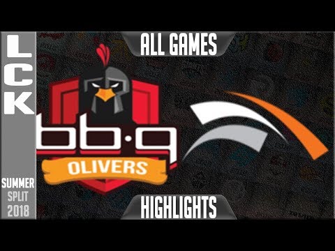 BBQ vs HLE Highlights ALL GAMES | LCK Summer 2018 Week 6 Day 4 | BBQ Olivers vs Hanwha Life Esports