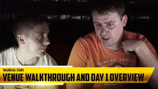 Venue walkthrough and Day 1 overview @ Major All Stars (with ENG subs)