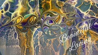 “Chantilly Lace”-The Good, The Bad, The Process! -Bloom Technique -Fluid Art
